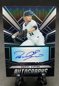 Panini obsidiana 2023 grabado eléctrico automático azul Carolina #OA-DE Daniel Espino 11/49 - Imagen 1 de 3