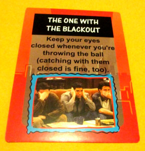 MATTHEW PERRY ODDBALL FRIENDS TRADING CARD CHANDLER THE ONE WITH THE BLACKOUT