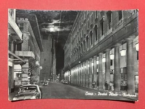 Cartolina - Como - Portici Plinio - Notturno - 1950 ca. - Bild 1 von 1