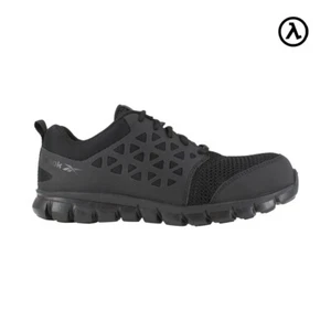 REEBOK SUBLITE CUSHION WOMEN'S ATHLETIC WORK SHOE BLACK BOOTS RB039 - ALL SIZES - Picture 1 of 5