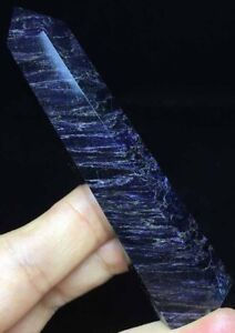 89g Natural purple charoite healing crystal stone specimen point Russia M900