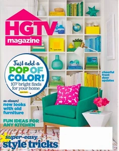 HGTV Magazine, May 2016 / Just Add A Pop Of Color, New Looks With Old Furniture - Picture 1 of 1