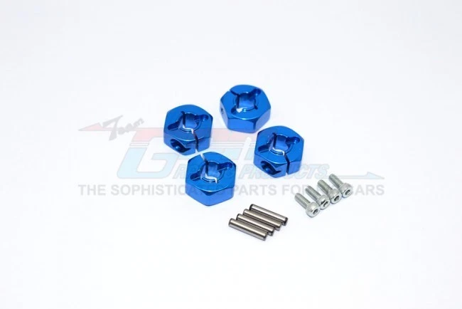 GPM TT010-B Aluminum 12mm Wheel Hex Drive Adapter For Tamiya RC TT01/TT02/TA06 - Image 1 of 1