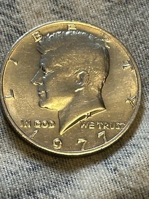 1977 Kennedy Half Dollar Coin (No Mint Mark)  - Image 1 of 2