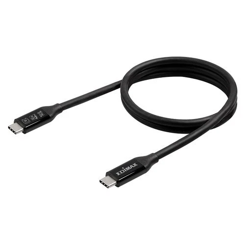 Edimax Cavo USB C UC4 SERIES 240W Usb4 Thunderbolt 3 Black 2m UC4 020TP - Immagine 1 di 3
