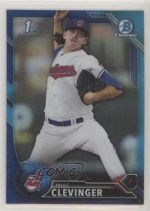 Bowman Chrome Prospects Blue Refractor 2016/150 Mike Clevinger #BCP52 Rookie RC - Imagen 1 de 3