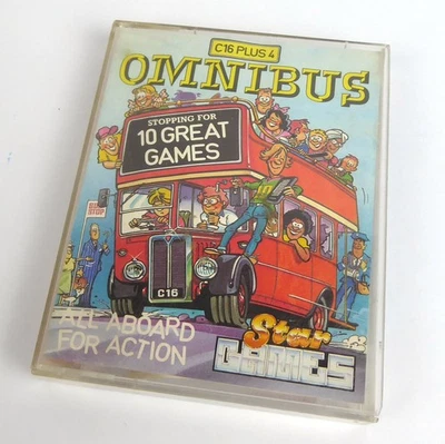 Commodore 16/116/Plus4 -- OMNIBUS - 10 Great Games -- TAPE C16 C-16 - Bild 1 von 2