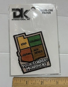 NIP Four Corners Monument Arizona Colorado Utah New Mexico Iron-on Patch Badge - Picture 1 of 3