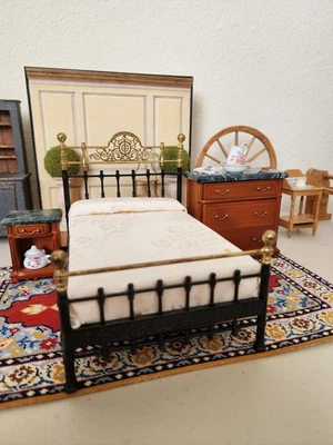 Vintage Reutter Complete Bedroom Set - Dollhouse 1:12 - Image 1 of 4