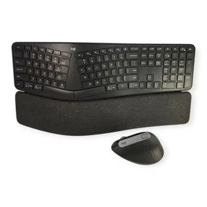 Logitech ERGO K860 Wireless Ergonomic Keyboard & MX Vertical Mouse - Tested Logi - Picture 1 of 9