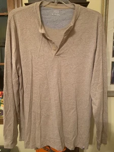 Ocean + Coast Herren Pullover Shirt X L Braun Knöpfe Langarm Freizeit L@@K - Bild 1 von 4