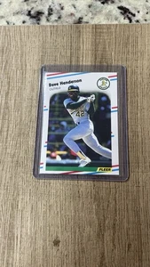 1988 Fleer Update - Dave Henderson #U-53 - Picture 1 of 2