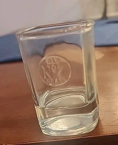 Jack Daniels Old No 7 Whiskey Square Shot Glasses Embossed Lot of 11 - Picture 1 of 5