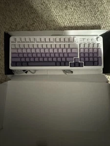 AULA Tastiera da Gioco Meccanica 99 Tasti, Bluetooth - S99, Beige/Viola - Foto 1 di 4
