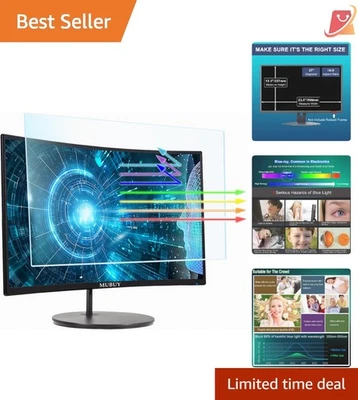27-дюймовый фильтр синего света протектор экрана антибликовый УФ для широкоэкранных мониторов - Изображение 1 из 4