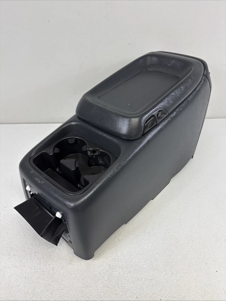 Consola central para camioneta Chevy Silverado GMC 99-02 con portavasos OEM DK gris LEER Foto 1 de 4