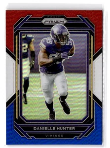 2022 Panini Prizm Danielle Hunter #194 Red White and Blue Minnesota Vikings - Picture 1 of 2