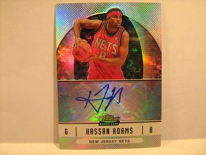 2007 Topps Finest 87 *Signed* HASSAN ADAMS Rookie Card REFRACTOR [b4b4] - Picture 1 of 1