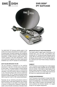 DVB-S2 Portátil Satélite Banda KU Enlace Subida GPS Automático Búsqueda Maleta Comunicación An - Imagen 1 de 12