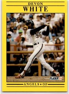 1991 Fleer - #328 Devon White - Bild 1 von 2