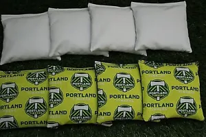 Cornhole Sitzsäcke 8er Set ACA Regulation Bags PORTLAND TIMBERS FUSSBALL - Bild 1 von 1