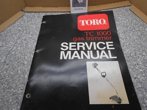 Recortadora de gas Toro Service Manual TC 1000 - Imagen 1 de 5