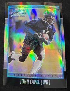 JOHN CAPEL Chicago Bears 2001 Bowman Chrome Refractor #151 Rookie RC #1121/1999 - Picture 1 of 1