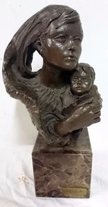 Escultura de L.M. Lafuente. Firmada y numerada. Maternida - Imagen 1 de 5