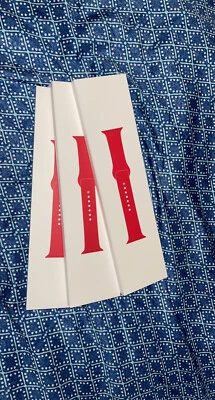 Apple Watch Sport Band 45mm Red Series 6 & Series 7 Compatible from Apple New - Image 1 of 2