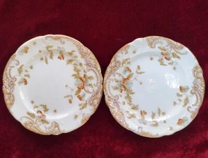 AYNSLEY Brotteller Fine English Bone China ANTIK Floral & Scrollwork mit Gold - Bild 1 von 9