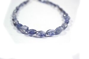 AAA+ Natural tanzanite Faceted Oval Shape Gemstone Beads Strand Jewelry Making 8