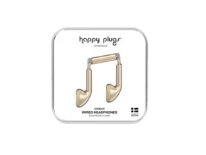 Happy Plugs Earbud Matte Gold - Picture 1 of 2