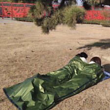 Reusable Emergency Sleeping Bag Warm and Waterproof Survival Camping Trip Green