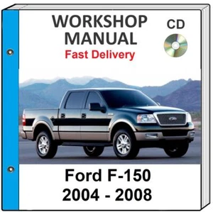 FORD F-150 F150 2004 2005 2006 2007 2008 SERVICE REPAIR WORKSHOP MANUAL ON CD - Picture 1 of 1