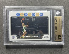 Kevin Durant 2008-09 Topps Chrome Thunder #156 BGS 9.5 2nd year SP RARE GEM