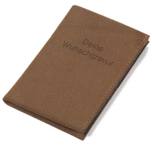 Visitenkartenetui Kniff - aus weichem Kunstleder - mit Gravur personalisiert - Bild 1 von 3