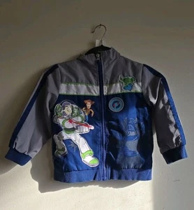 Disney Pixar Toy Story Jacket Windbreaker Coat Buzz Woody Zurg Size XXS (2/3) - Picture 1 of 13