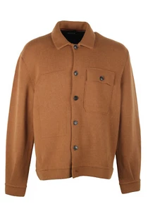 Sobrecamisa ZEGNA Marrón Oasi Cachemir Talla 56 IT / 46R EE. UU. Nueva Con Etiquetas - Imagen 1 de 6