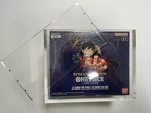 New Acrylic Display Hard Case For One Piece Booster Box Magnetic Lid US seller - Picture 1 of 10
