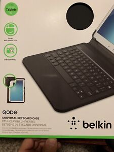 Belkin Qode Universal Keyboard Case Samsung Tablots 10inch 