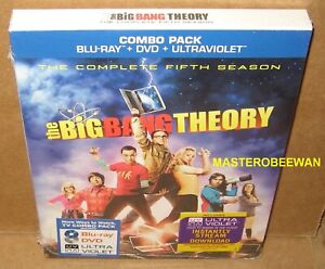 The Big Bang Theory The Complete Fifth Season (Blu-Ray +DVD, 2011) New Sealed