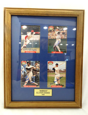 Nabisco All Star Legends 1994 Autographed Baseball Card set framed w/COA