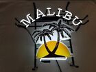 20"x16" Malibu Rum Palm Tree Neon Sign Light Lamp Gift Beer Bar Gift Show Decor