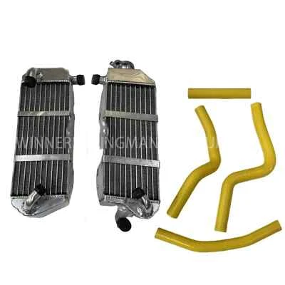 ✅Se adapta a 91 Suzuki RM250 RM 250 MODELO M/N 89-1992 radiador de aluminio y manguera de silicona Foto 1 de 3