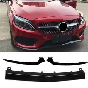 Front Bumper Lower Lip Trim Molding For Mercedes-Benz C-Class W205 C63 2014-2018 - Picture 1 of 12