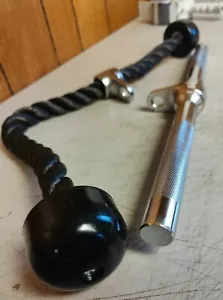 Yes4All Combo Rotating Straight Bar and Tricep Rope Cable Attachment/Tricep Pull - Picture 1 of 7