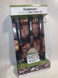 Cuisinart® 3 Piece Stainless Steel Barbecue Tool Set - Set Includes Spatula, Loc - Picture 1 of 5