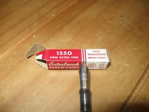 vintage NOS Esterbrook USA 1550 firm extra fine Renew Point fountain pen nib - Picture 1 of 1