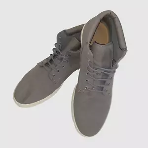 Timberland Canvas Schnürschuhe Chukka Boots Herren 14 Grau - Bild 1 von 9