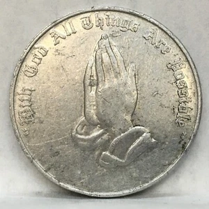 "Con Dios todas las cosas son posibles" ~ Ficha; Life-Study Fellowship, Noroton, Conn - Imagen 1 de 2